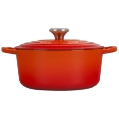 Le Creuset 4.5 Qt. Round Signature Dutch Oven With Stainless Steel Knob | Flame Orange 11 Le Creuset 4.5 Qt. Round Signature Dutch Oven With Stainless Steel Knob | Flame Orange -Cooking Master rs11164 ls2501 242ss 2
