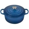Le Creuset 3.5 Qt. Round Signature Dutch Oven With Stainless Steel Knob | Marseille Blue