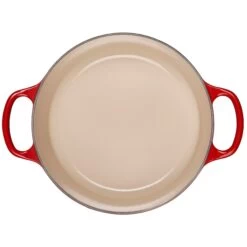 Le Creuset 3.5 Qt. Round Signature Dutch Oven With Stainless Steel Knob | Cerise/Cherry Red 9 Le Creuset 3.5 Qt. Round Signature Dutch Oven With Stainless Steel Knob | Cerise/Cherry Red -Cooking Master rs11198 ls2501 2267ss inside