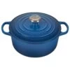 Le Creuset 4.5 Qt. Round Signature Dutch Oven With Stainless Steel Knob | Marseille Blue