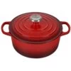 Le Creuset 4.5 Qt. Round Signature Dutch Oven With Stainless Steel Knob | Cerise/Cherry Red