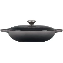 Le Creuset 3.75 Qt. Oval Signature Casserole With Stainless Steel Knob | Oyster Grey -Cooking Master rs11685 ls2512 317fss 2