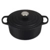 Le Creuset 5.5 Qt. Round Signature Dutch Oven With Stainless Steel Knob | Licorice