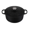 Le Creuset 7.25 Qt. Round Signature Dutch Oven With Stainless Steel Knob | Licorice