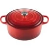 Le Creuset 7.25 Qt. Round Signature Dutch Oven With Stainless Steel Knob | Cerise/Cherry Red
