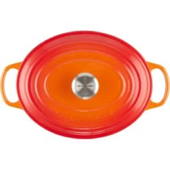 Le Creuset 5 Qt. Oval Signature Dutch Oven With Stainless Steel Knob | Flame Orange -Cooking Master rs11944 lc 20191021 fr ps 00007s 1