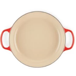 Le Creuset 3.5 Qt. Signature Enameled Cast Iron Braiser With Stainless Steel Knob | Cerise/Cherry Red -Cooking Master rs11982 lc 20191015 fr ps 00016