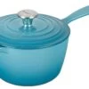 Le Creuset 2.25 Qt. Signature Enameled Cast Iron Saucepan With Stainless Steel Knob | Caribbean Blue