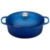 Le Creuset 6.75 Qt. Oval Signature Dutch Oven With Stainless Steel Knob | Marseille Blue