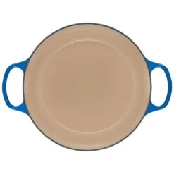 Le Creuset 7.25 Qt. Round Signature Dutch Oven With Stainless Steel Knob | Marseille Blue -Cooking Master rs12405 ls2501 2859 4