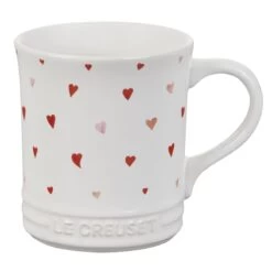 Le Creuset L'Amour Collection 14oz Mug With Heart Applique | White