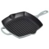 Le Creuset 10.25" Signature Square Grill Skillet | Sea Salt