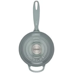 Le Creuset 1.75 Qt. Signature Enameled Cast Iron Saucepan With Stainless Steel Knob | Sea Salt -Cooking Master rs14338 ls2518 1617ss 3 1