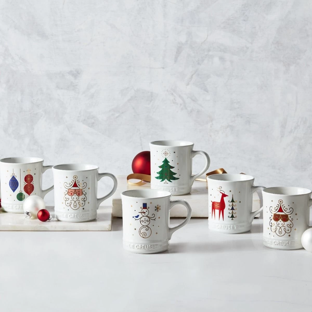 Le Creuset 14oz Mug | Noel (Christmas Tree) 4 Le Creuset 14oz Mug | Noel (Christmas Tree) - Image 4