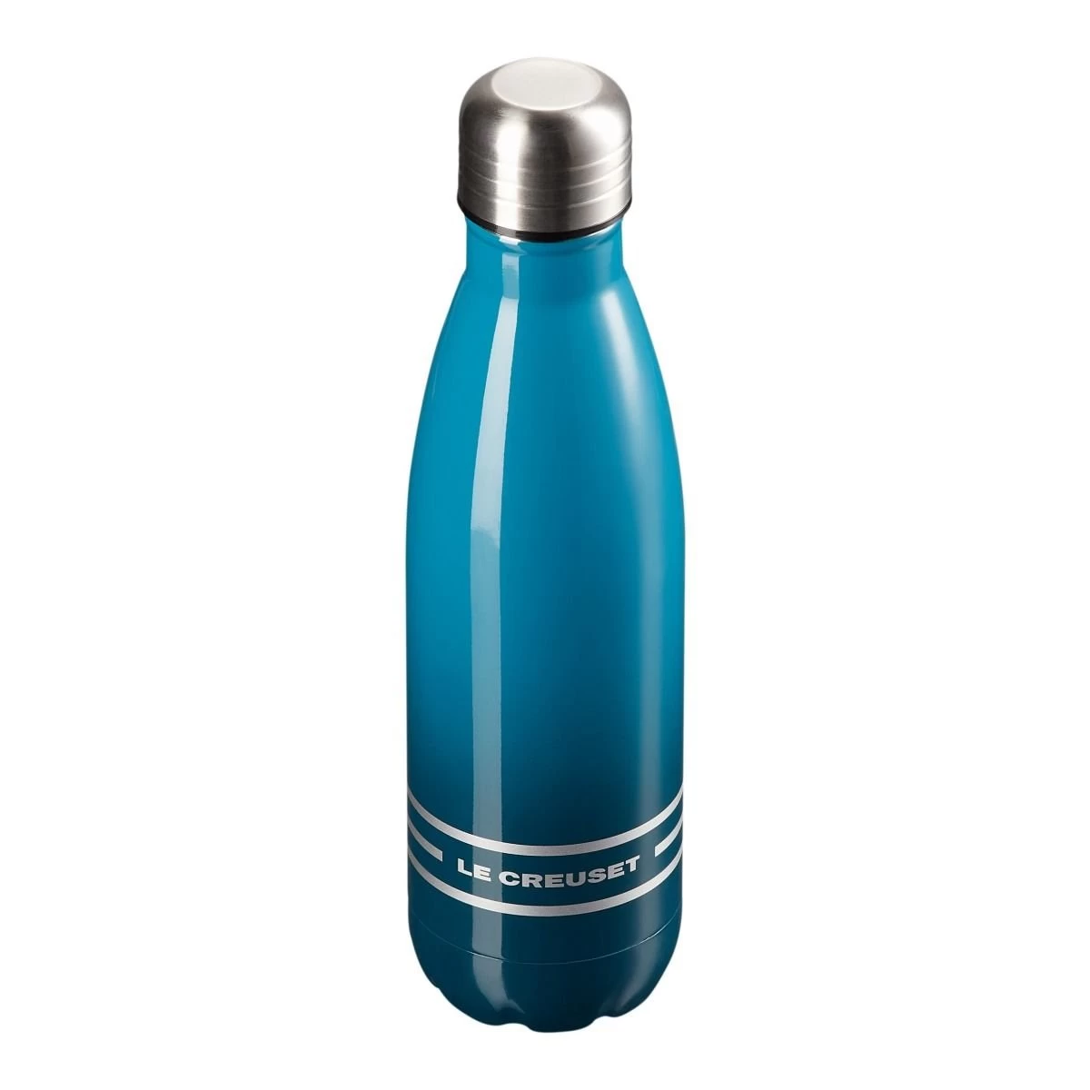 Le Creuset Stainless Steel Hydration Bottle | Deep Teal 2 Le Creuset Stainless Steel Hydration Bottle | Deep Teal - Image 2