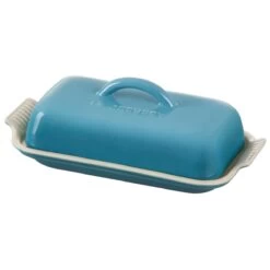 Le Creuset Heritage Butter Dish | Caribbean Blue