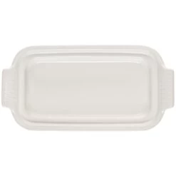 Le Creuset Heritage Butter Dish | White -Cooking Master rs15850 h butterdish white 4 lpr
