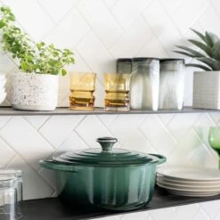 Le Creuset 5.5 Qt. Round Signature Dutch Oven With Stainless Steel Knob | Artichaut -Cooking Master rs16001 0921 lecreuset lifestyle 60