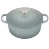 Le Creuset 4.5 Qt. Round Signature Dutch Oven With Stainless Steel Knob | Sea Salt