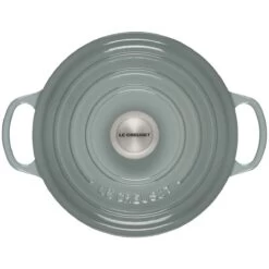 Le Creuset 4.5 Qt. Round Signature Dutch Oven With Stainless Steel Knob | Sea Salt -Cooking Master rs17057 ls2501 24717ss 3