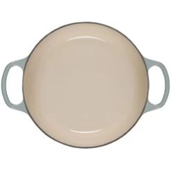 Le Creuset 4.5 Qt. Round Signature Dutch Oven With Stainless Steel Knob | Sea Salt -Cooking Master rs17058 ls2501 24717ss 4