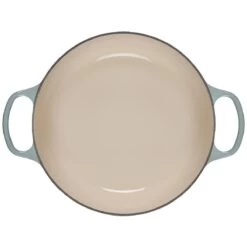 Le Creuset 7.25 Qt. Round Signature Dutch Oven With Stainless Steel Knob | Sea Salt -Cooking Master rs17066 ls2501 28717ss 4