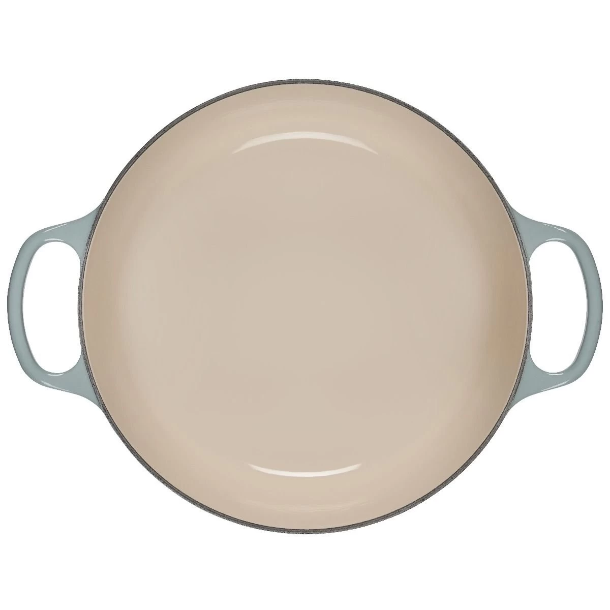 Le Creuset 9 Qt. Round Signature Dutch Oven With Stainless Steel Knob | Sea Salt 4 Le Creuset 9 Qt. Round Signature Dutch Oven With Stainless Steel Knob | Sea Salt - Image 4