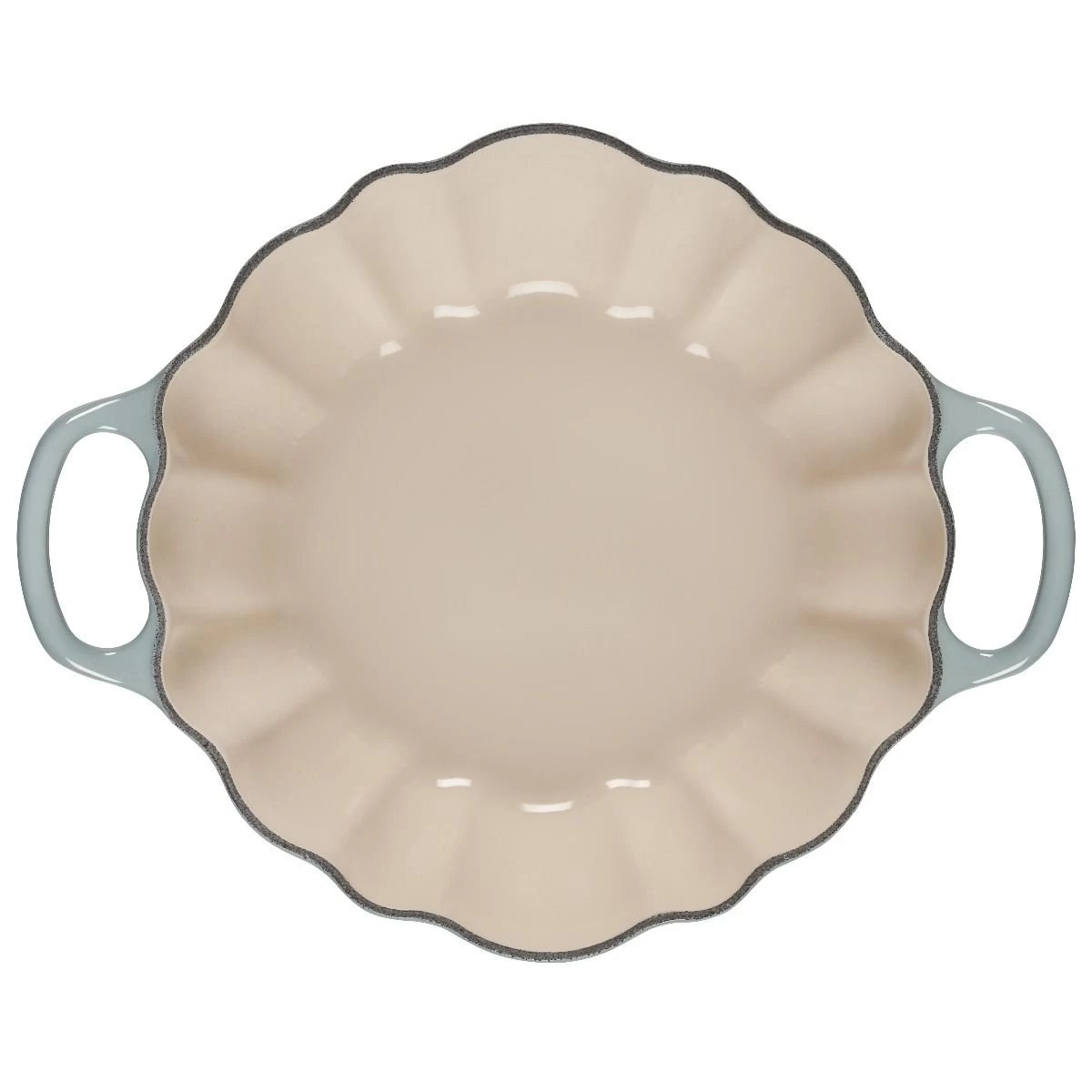 Le Creuset 4 Qt. Pumpkin Cocotte | Sea Salt 3 Le Creuset 4 Qt. Pumpkin Cocotte | Sea Salt - Image 3