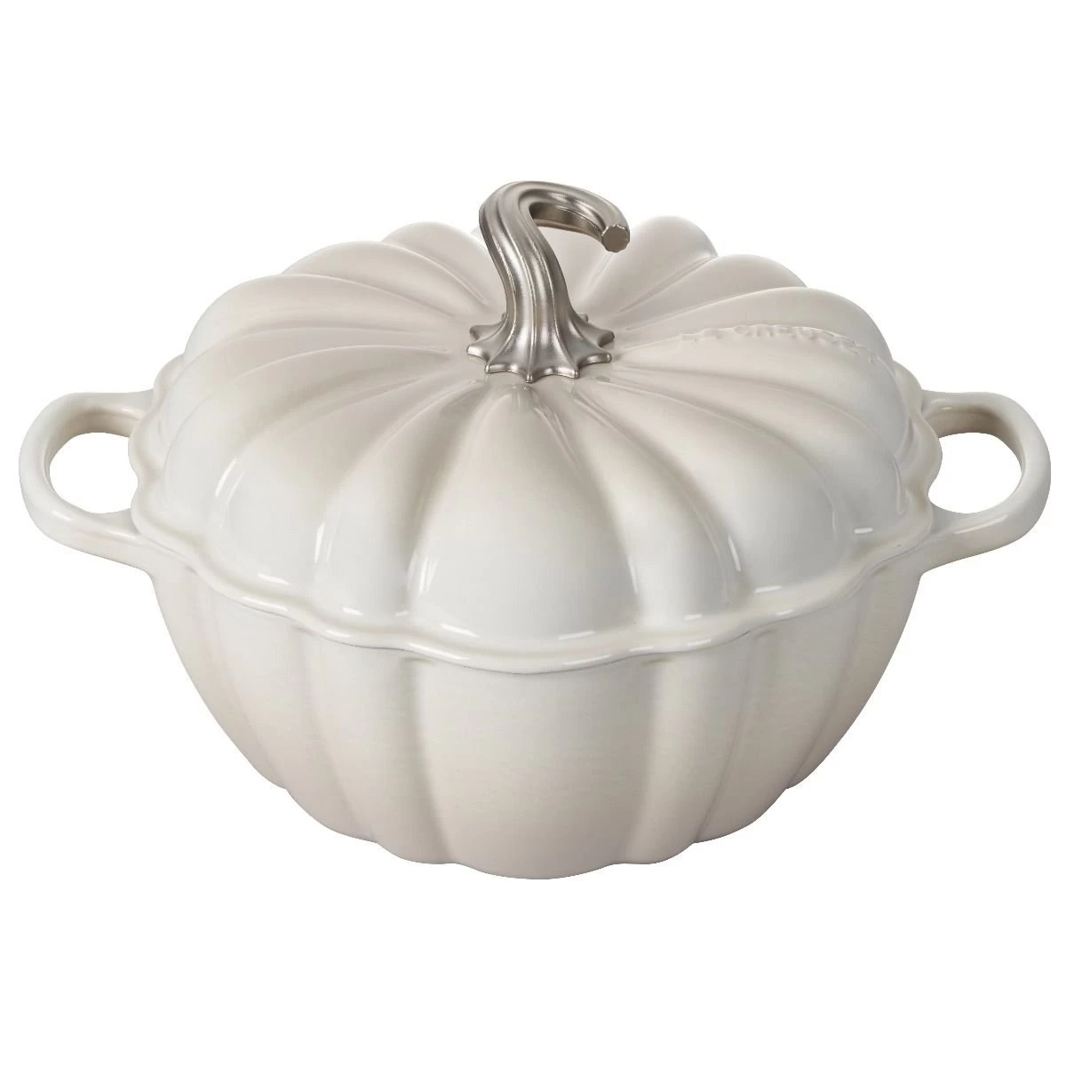 Le Creuset 4 Qt. Pumpkin Cocotte | Meringue 1 Le Creuset 4 Qt. Pumpkin Cocotte | Meringue
