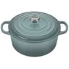 Le Creuset 3.5 Qt. Round Signature Dutch Oven With Stainless Steel Knob| Sea Salt