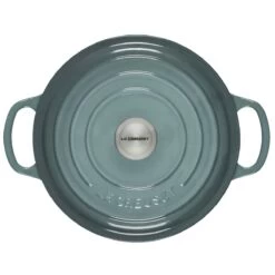 Le Creuset 3.5 Qt. Round Signature Dutch Oven With Stainless Steel Knob| Sea Salt -Cooking Master rs17360 rs11197 ls2501 22717ss 3p