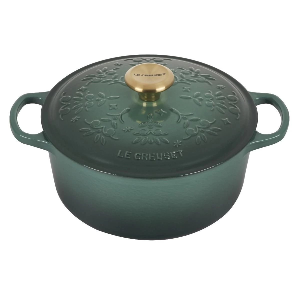 Le Creuset 4.5 Qt. Signature Dutch Oven | Noel (Artichaut) 1 Le Creuset 4.5 Qt. Signature Dutch Oven | Noel (Artichaut)