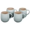Le Creuset 13oz Heritage Mugs (Set Of 4) | Sea Salt