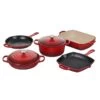 Le Creuset 7-Piece Signature Cookware Set | Cerise/Cherry Red