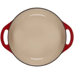 Le Creuset 2.75 Qt. Shallow Round Dutch Oven | Cerise -Cooking Master rs18081 2.75qtshallowrdcerise 4