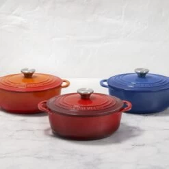 Le Creuset 2.75 Qt. Shallow Round Dutch Oven | Cerise -Cooking Master rs18591 2.75 ovens 2