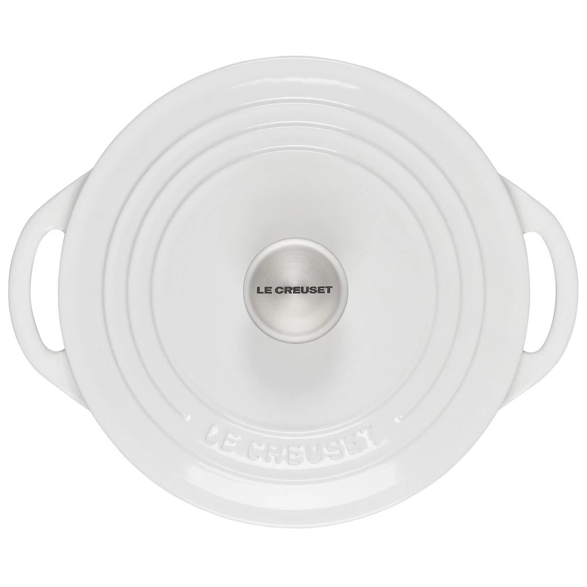 Le Creuset 2.75 Qt. Shallow Round Dutch Oven | White 3 Le Creuset 2.75 Qt. Shallow Round Dutch Oven | White - Image 3