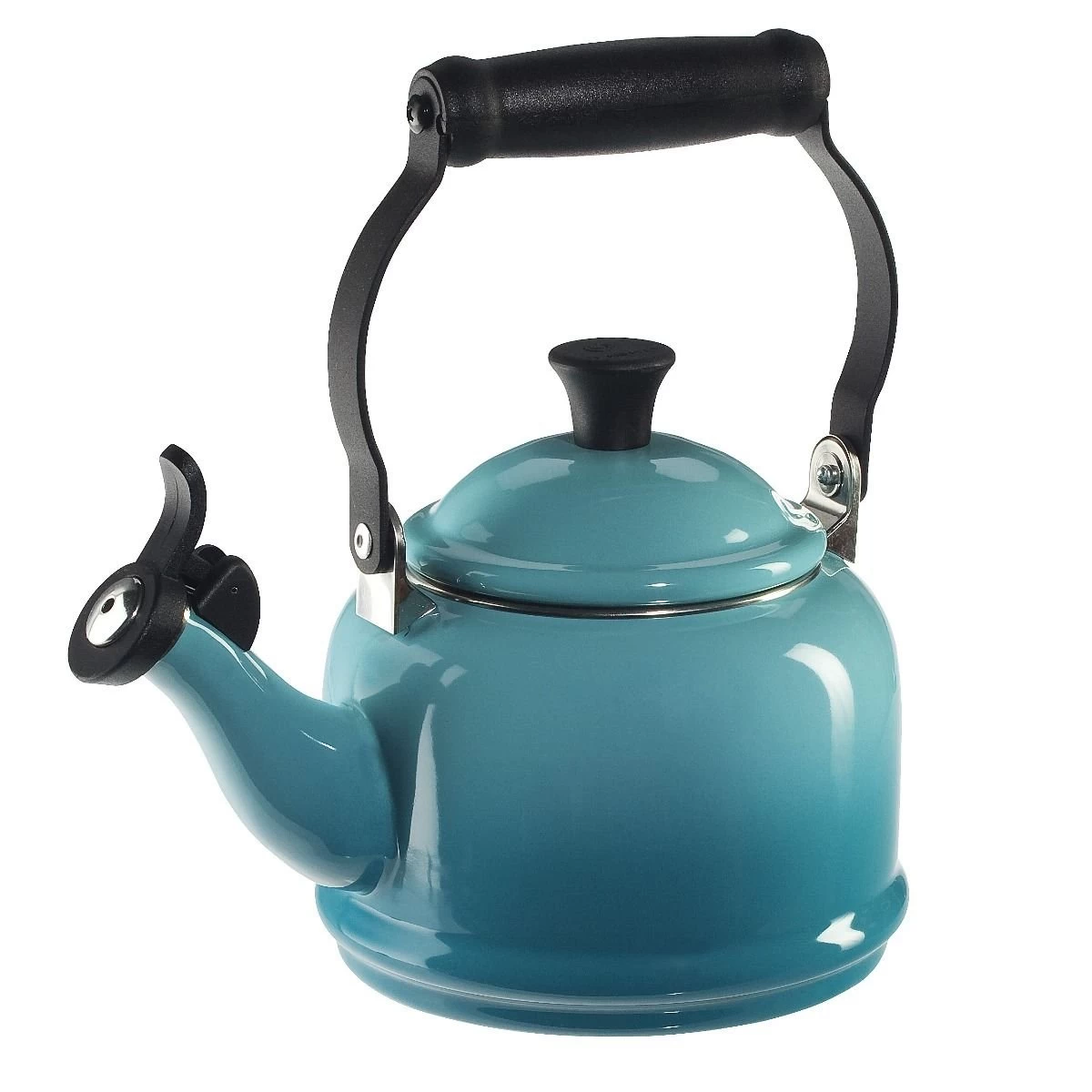 Le Creuset 1.25 Qt. Demi Kettle Tea Pot | Caribbean Blue 1 Le Creuset 1.25 Qt. Demi Kettle Tea Pot | Caribbean Blue