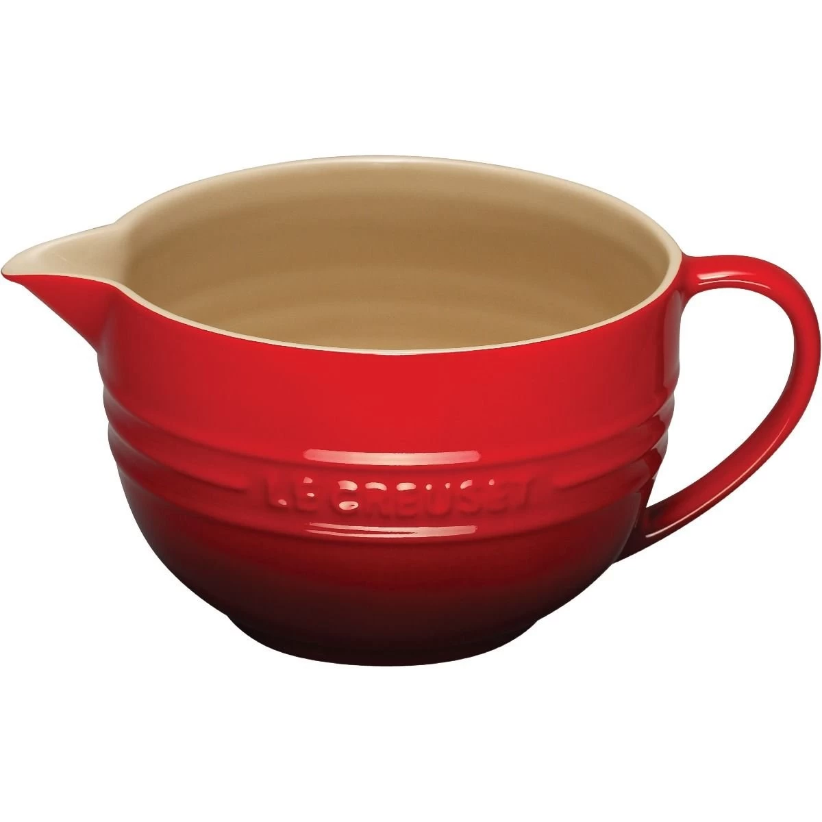 Le Creuset 2 Qt. Stoneware Batter Bowl | Cerise/Cherry Red 1 Le Creuset 2 Qt. Stoneware Batter Bowl | Cerise/Cherry Red