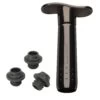 Le Creuset Wine Pump + 3 Stoppers | Black