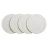 Le Creuset 4" Silicone French Drink Coasters (Set Of 4) | White