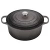 Le Creuset 9 Qt. Round Signature Dutch Oven With Stainless Steel Knob | Oyster Grey