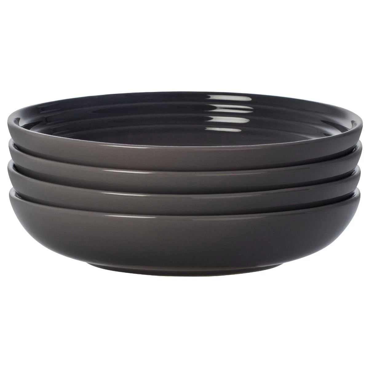 Le Creuset 8.5" Pasta Bowls - Set Of 4 | Oyster Grey 1 Le Creuset 8.5" Pasta Bowls - Set Of 4 | Oyster Grey