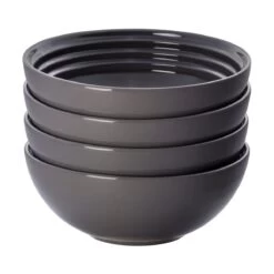 Le Creuset 22oz Soup Bowls - Set Of 4 | Oyster Grey