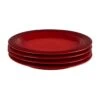 Le Creuset 10.5" Dinner Plates - Set Of 4 | Cerise/Cherry Red