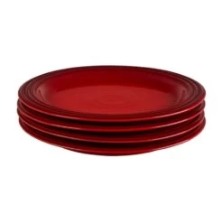 Le Creuset 10.5" Dinner Plates - Set Of 4 | Cerise/Cherry Red