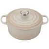 Le Creuset 4.5 Qt. Round Signature Dutch Oven With Stainless Steel Knob | Meringue White