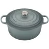 Le Creuset 7.25 Qt. Round Signature Dutch Oven With Stainless Steel Knob | Sea Salt