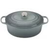 Le Creuset 6.75 Qt. Oval Signature Dutch Oven With Stainless Steel Knob | Sea Salt