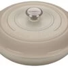 Le Creuset 3.5 Qt. Signature Enameled Cast Iron Braiser With Stainless Steel Knob | Meringue White